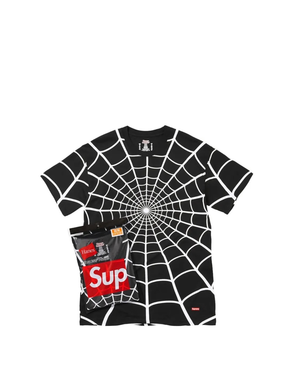 Supreme x Hanes Spider-Man Tagless Tees (2 Pack)
